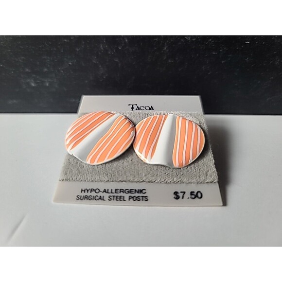 Tacoa Vintage Earrings New On Original Stock Card - Picture 3 of 10
